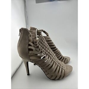 Fergalicious High Heels By Fergie Nude Beige Women's 10 Shoes Boujee Boho